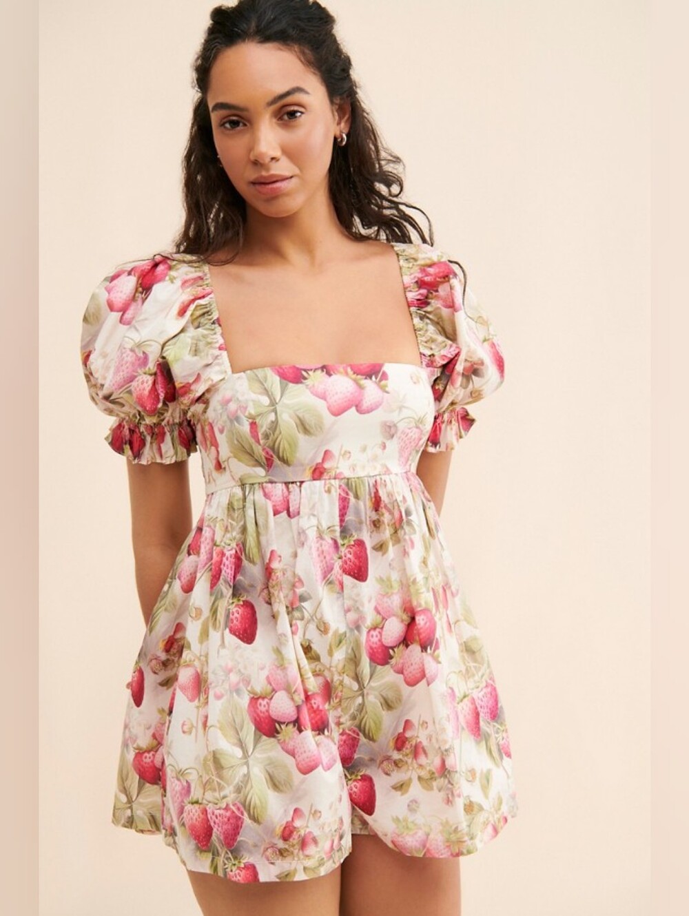 Strawberry Romper 2x